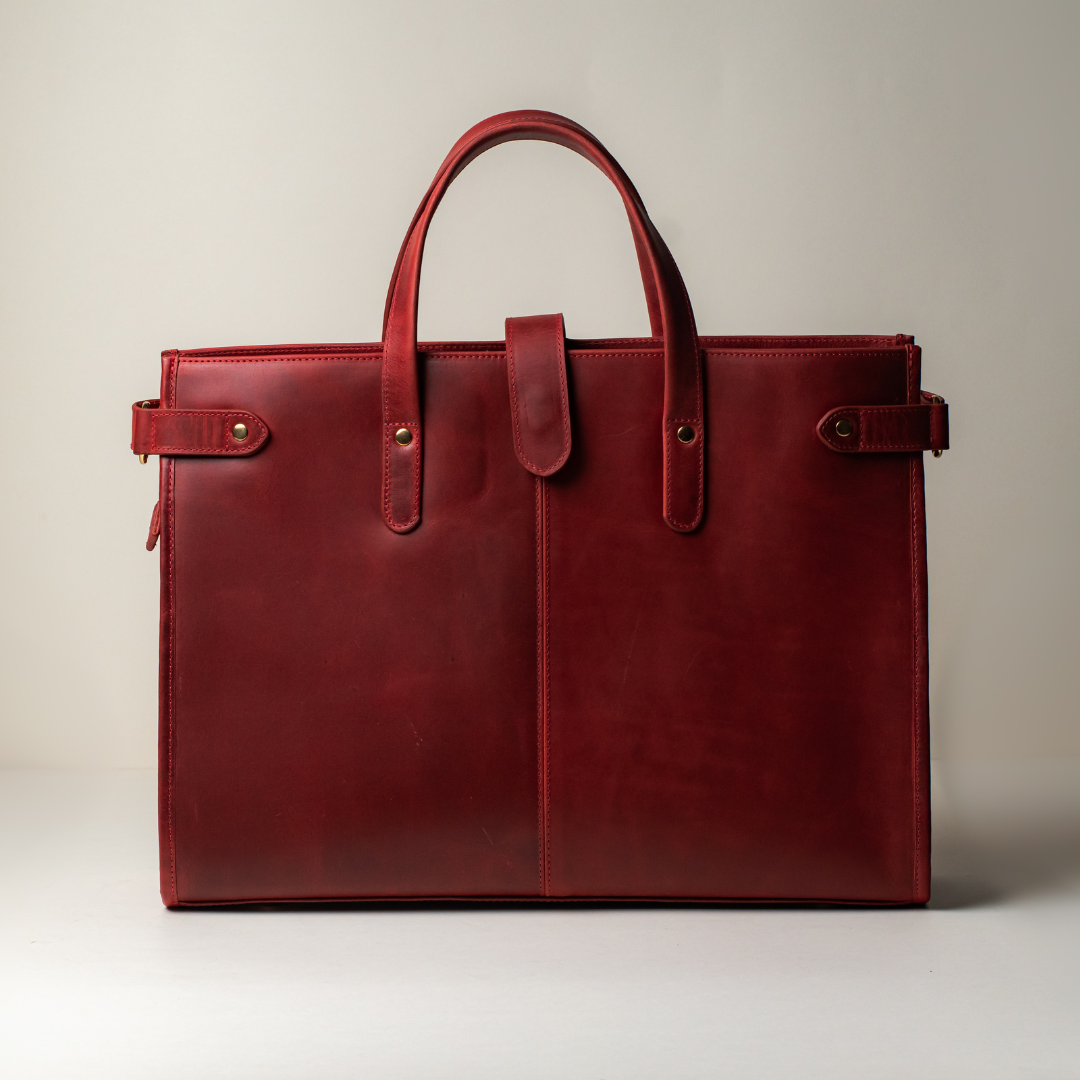 Marlowe Tote - Crimson