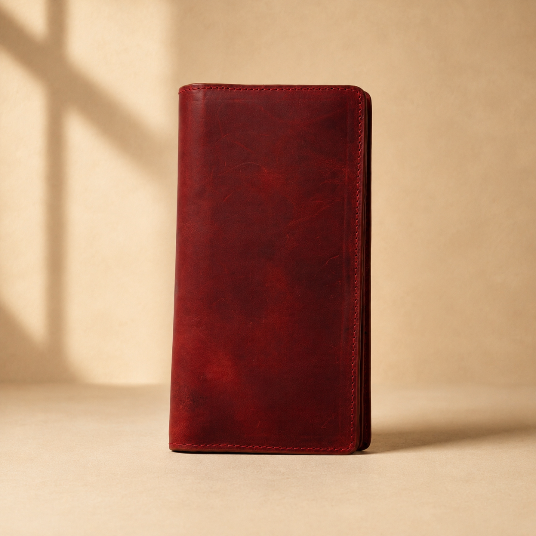 Regent Coat Wallet - Crimson